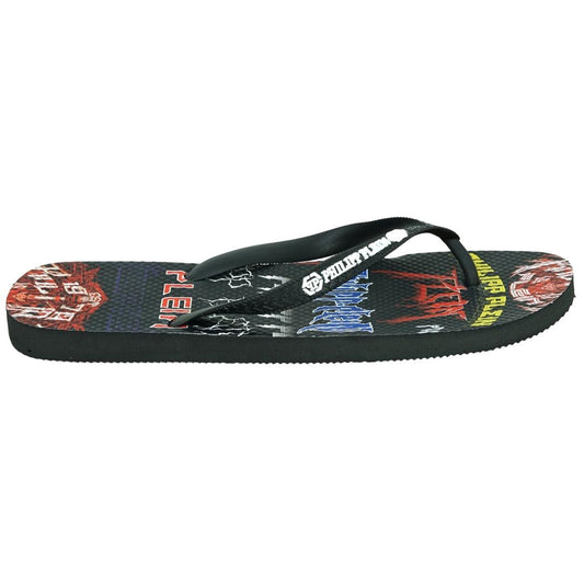 Philipp Plein Mens Flip Flops Black