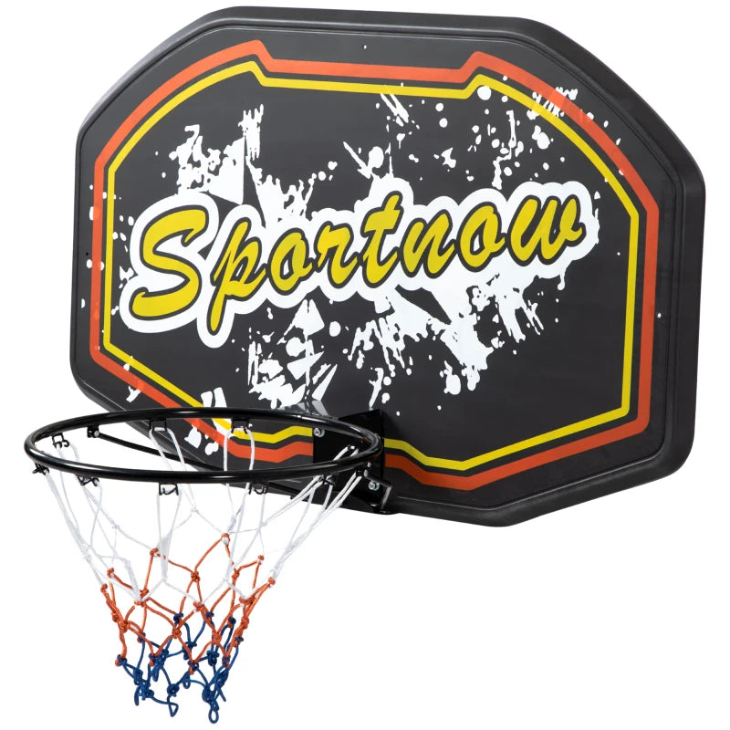 SPORTNOW Wall Mounted Basketball Hoop