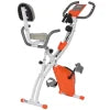 HOMCOM 2-in-1 Foldable Exercise Bike with Pulse Sensor LCD Display,