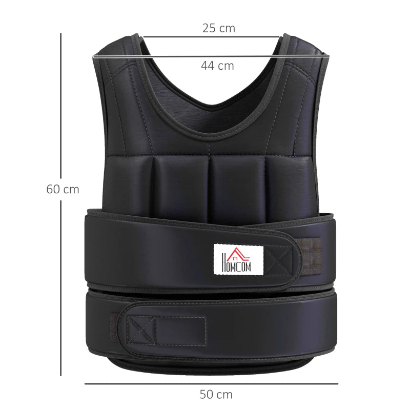 HOMCOM 10kg - 20kg Unisex Weighted Vests