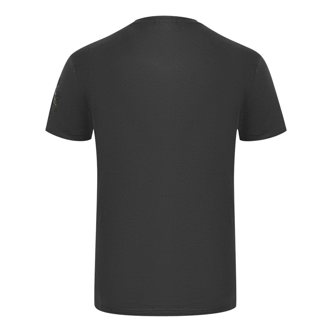 Aqua London Brand Logo Black T-Shirt