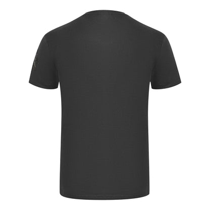 Aqua London Brand Logo Black T-Shirt