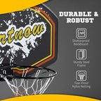 SPORTNOW Wall Mounted Basketball Hoop