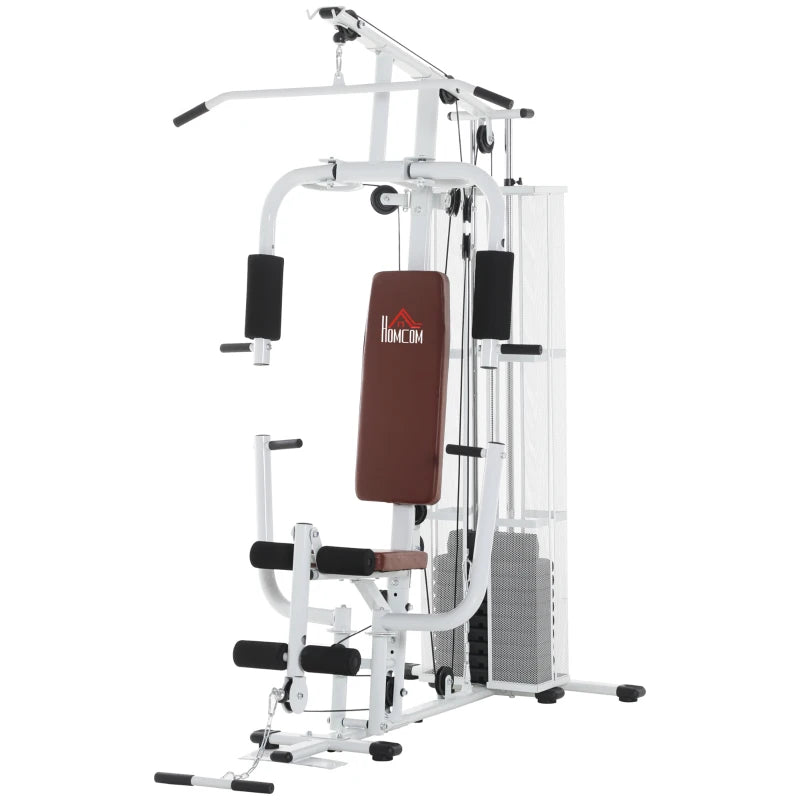HOMCOM Multifunction Home Gym in Black or White
