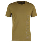 Balmain Brand Embossed Logo Khaki Green